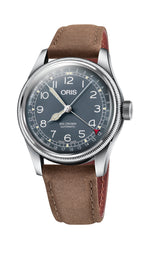 Big Crown Pointer Date - Blue on Leather