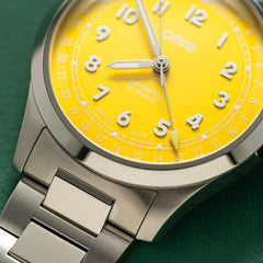 Big Crown Pointer Date with yellow dial