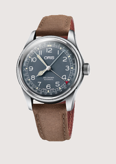 Big Crown Pointer Date - Blue on Leather