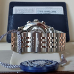 Longines 'Record' Steel Chronograph
