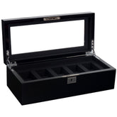 WOLF 'Savoy' 5 Piece Watch Box with Storage