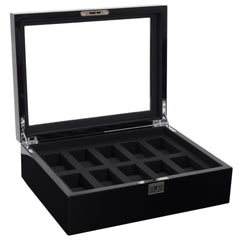 WOLF 'Savoy' 10 Piece Watch Box with Storage