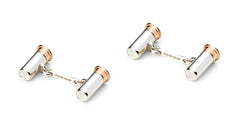 Sterling Silver Shotgun Cartridge Cufflinks