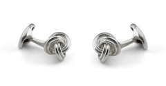 Sterling Silver Knot Cufflinks