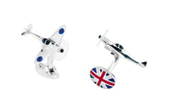 Sterling Silver Spitfire Cufflinks