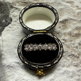 18ct Yellow Gold Diamond half-eternity ring