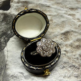 Platinum Diamond cluster ring
