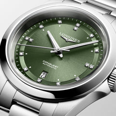 Longines Conquest 30mm - Sunray green dial