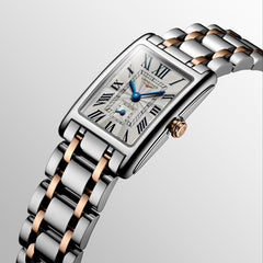 Longines DolceVita Steel & Rose Gold - "Flinqué" Dial