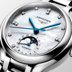 Longines Primaluna Moonphase 34mm - Mother of pearl dial