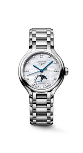 Longines Primaluna Moonphase 34mm - Mother of pearl dial