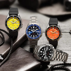 Seiko 5 Sports SKX Redux in Ki-iro Yellow