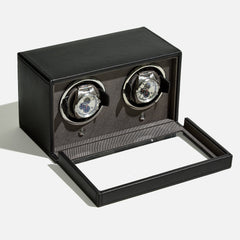 WOLF 'Cub' Double Watch Winder - Black