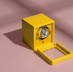 WOLF 'Cub' Double Watch Winder - Yellow