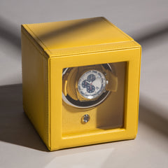 WOLF 'Cub' Double Watch Winder - Yellow