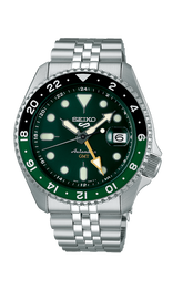 Seiko5 Sports SKX GMT - Black/Green Bezel