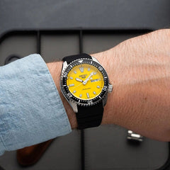 Seiko 5 Sports SKX Redux in Ki-iro Yellow