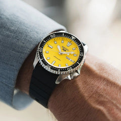 Seiko 5 Sports SKX Redux in Ki-iro Yellow