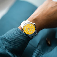 Big Crown Pointer Date with yellow dial