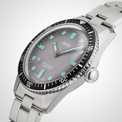 Divers Sixty‑Five with grey dial