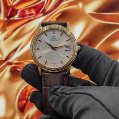 Omega DeVille Prestige 18ct Gold 34mm