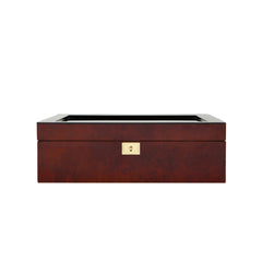 WOLF 'Savoy' 10 Piece Watch Box Burlwood