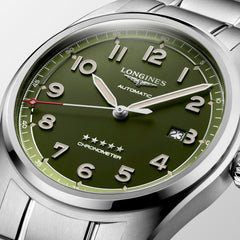 Longines Spirit 42mm - Green matt dial