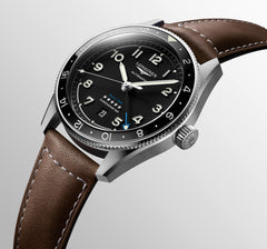 Longines Spirit Zulu Time 42mm - Black matt dial