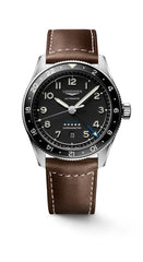 Longines Spirit Zulu Time 42mm - Black matt dial