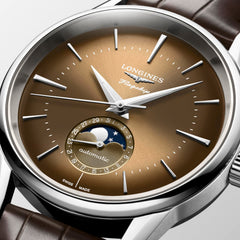 Longines Flagship Heritage Moonphase - Sunray beige