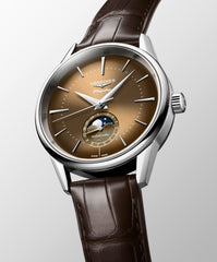 Longines Flagship Heritage Moonphase - Sunray beige