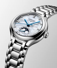 Longines Primaluna Moonphase 34mm - Mother of pearl dial