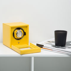 WOLF 'Cub' Double Watch Winder - Yellow