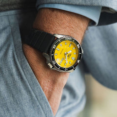 Seiko 5 Sports SKX Redux in Ki-iro Yellow